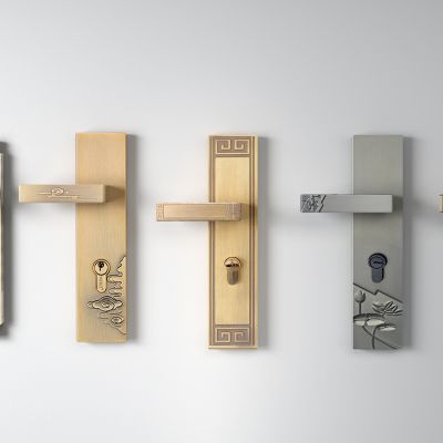 中式门把手组合