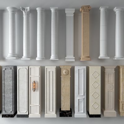 欧式柱子组合