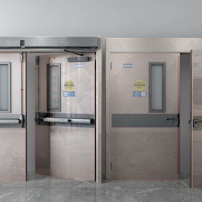 现代防火门消防通道