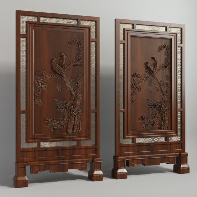 中式隔断屏风