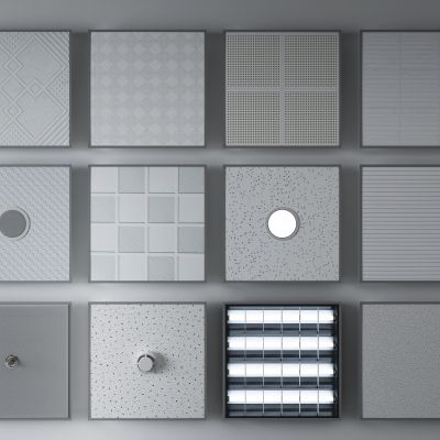 现代铝扣板矿棉板