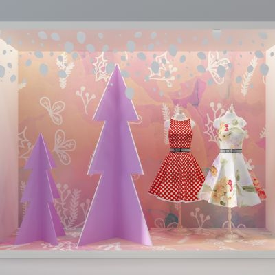 服装专卖店橱窗