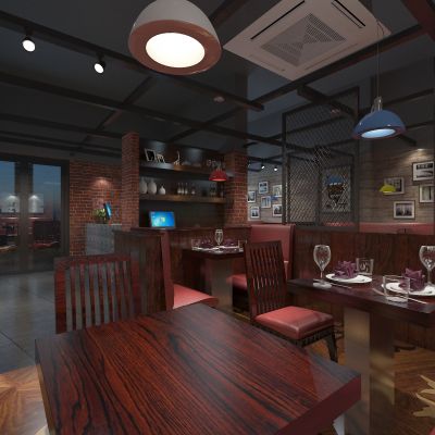 工业风西餐厅