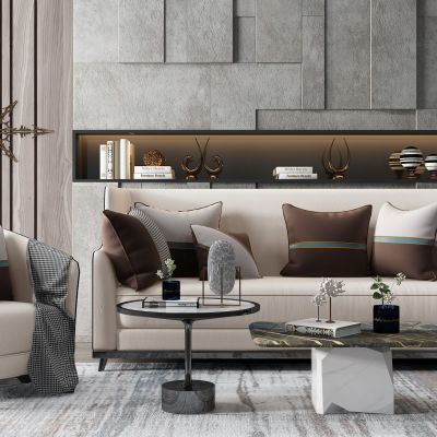 现代沙发组合
