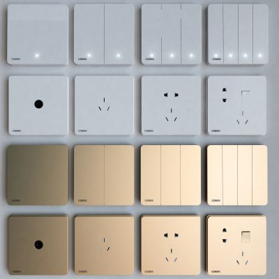 现代开关面板插座