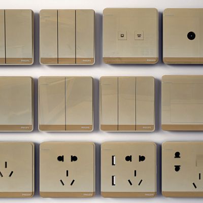 现代开关面板插座