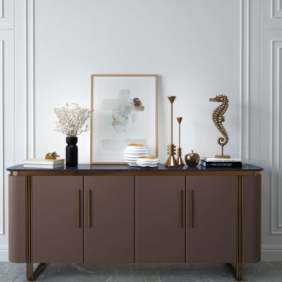 现代轻奢餐边柜