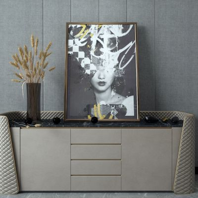 现代轻奢玄关柜