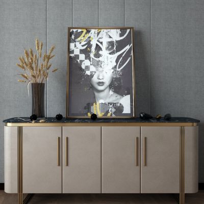 现代轻奢玄关柜