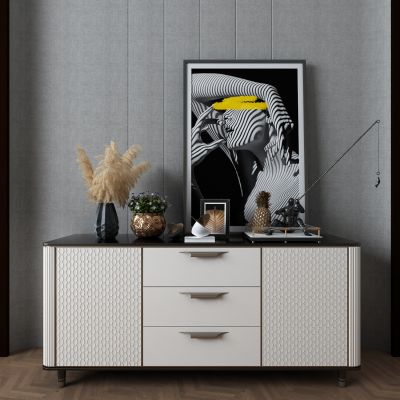 现代轻奢玄关柜