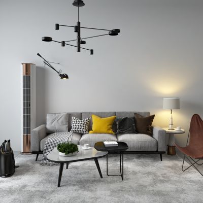 现代沙发茶几组合