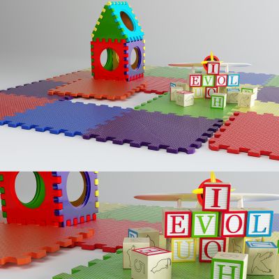 现代婴儿爬行垫玩具