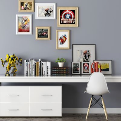 儿童房写字桌玩家组合