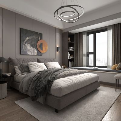 现代卧室主卧