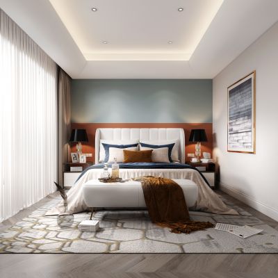 现代轻奢卧室