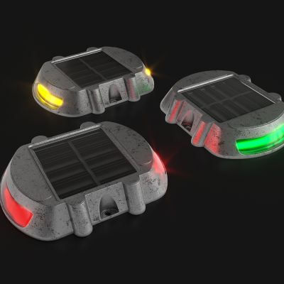 太阳能爆闪灯信号安全灯