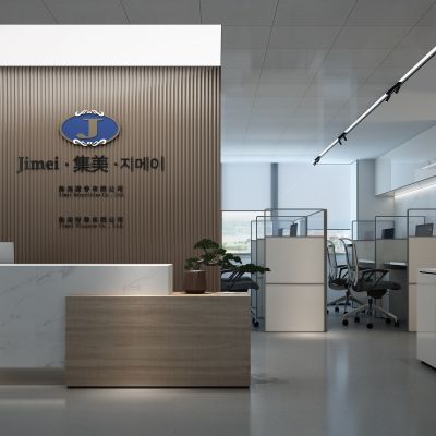 现代办公 大堂 前台
