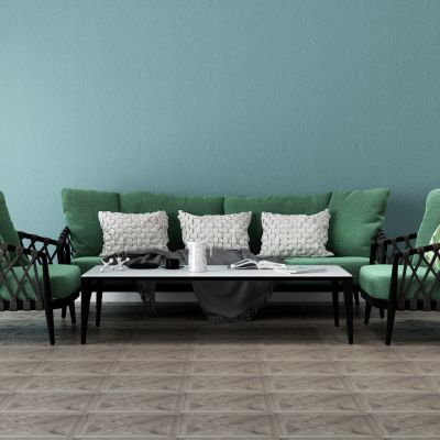 蓝色布艺精品沙发