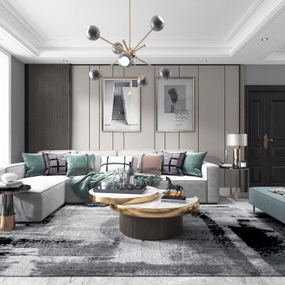 现代轻奢客厅