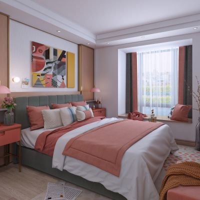 现代北欧风格卧室