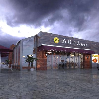 现代休闲西餐厅