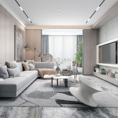现代北欧客厅
