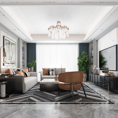 现代轻奢客厅
