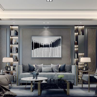 现代轻奢客厅