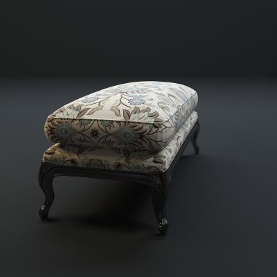 美式脚榻沙发