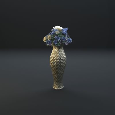 美式花瓶3D模型