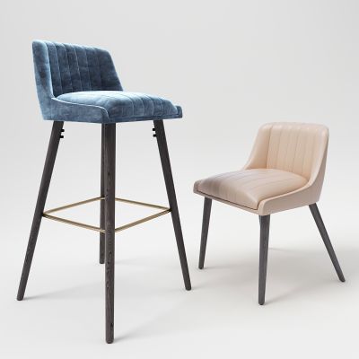 现代轻奢吧台椅餐椅