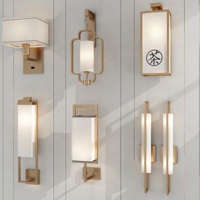 新中式金属壁灯