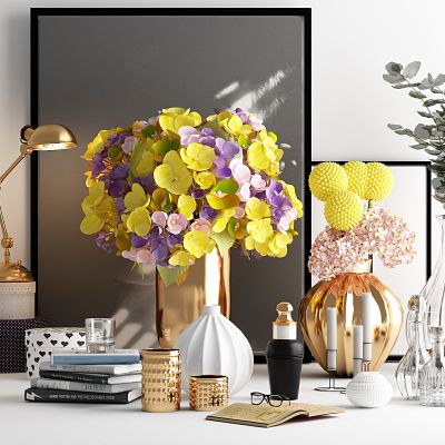 现代轻奢饰品书本摆设摆件