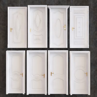 3D欧式木门组合