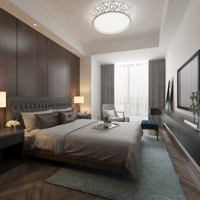 现代风格卧室