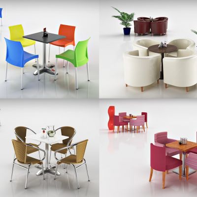 桌椅，户外桌椅，露天桌椅