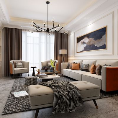 简欧客厅