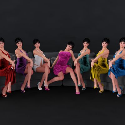 多人，美女集合，欧美人物，写实人物，女人，美女