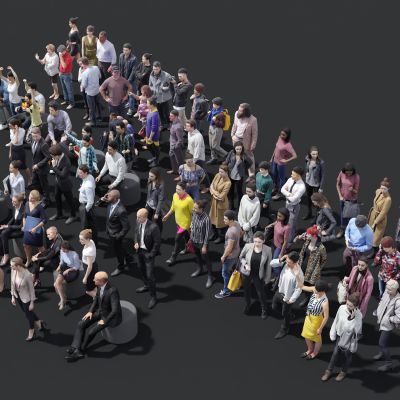 多人，人群，休闲人物，商务人物，运动人物，写实人物，男人女人