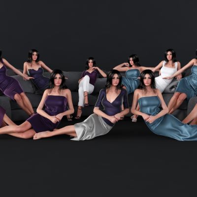 多人，美女集合，欧美人物，写实人物，女人，美女