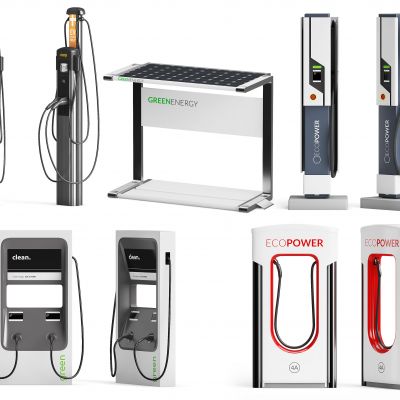 充电站，充电桩，自助充电站