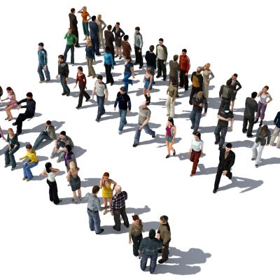 多人，人群，休闲人物，商务人物，动态人物，写实人物