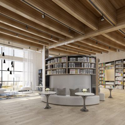 现代田园风格书店