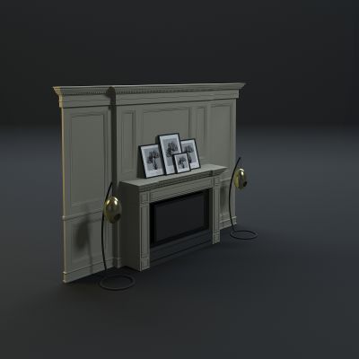 欧式风格电视背景墙