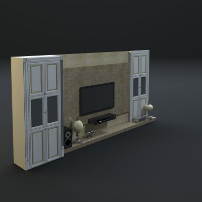 欧式风格电视背景墙