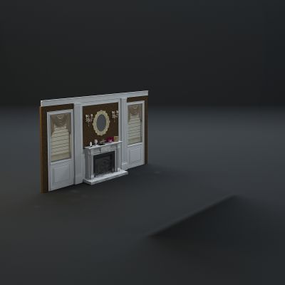 欧式风格电视背景墙