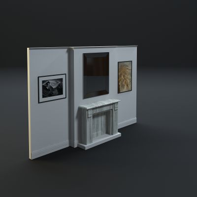 欧式风格电视背景墙