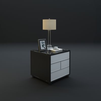 中式风格床头柜