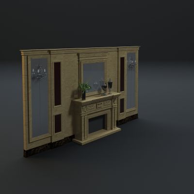 欧式风格电视背景墙