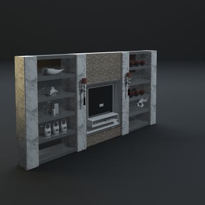 欧式风格电视背景墙